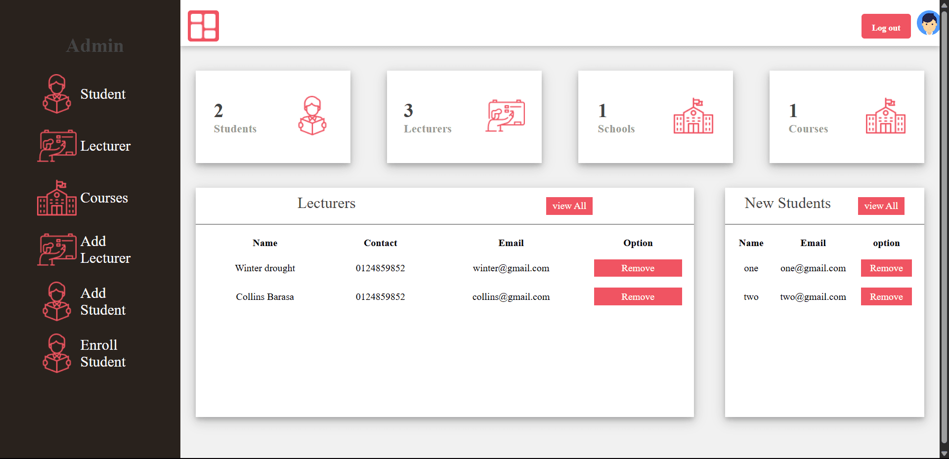 Course Material Repository App